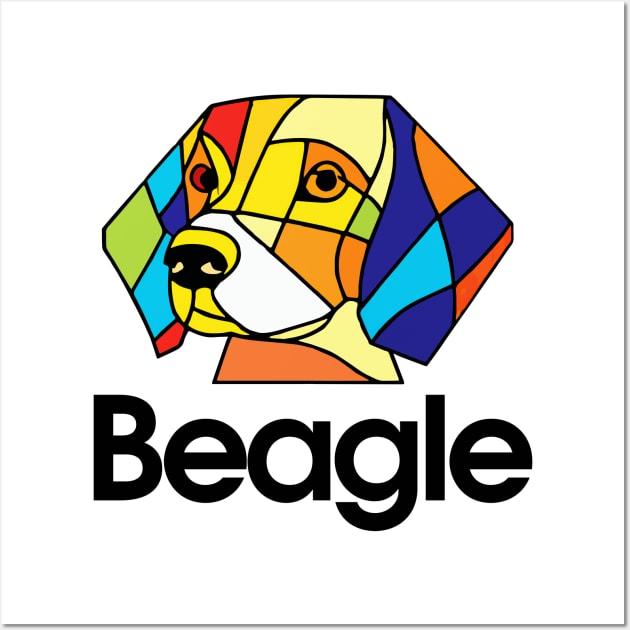 Beagle Dog Owner Vintage Pop Art 1970s Beagle Wall Art by BetterManufaktur